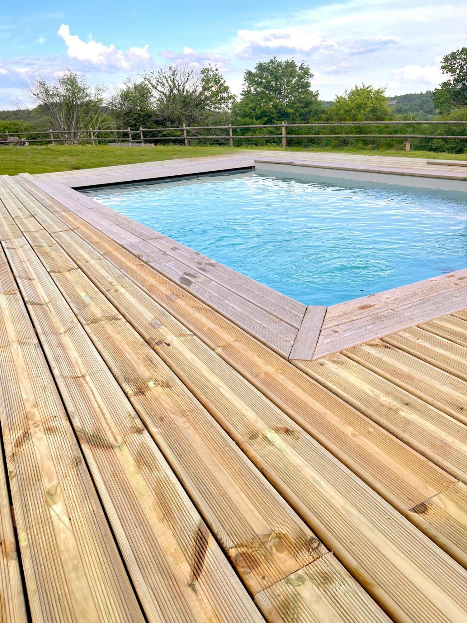 Вілла Madelaine Ranch, Nouvelle Piscine 2025 Le Gast Екстер'єр фото